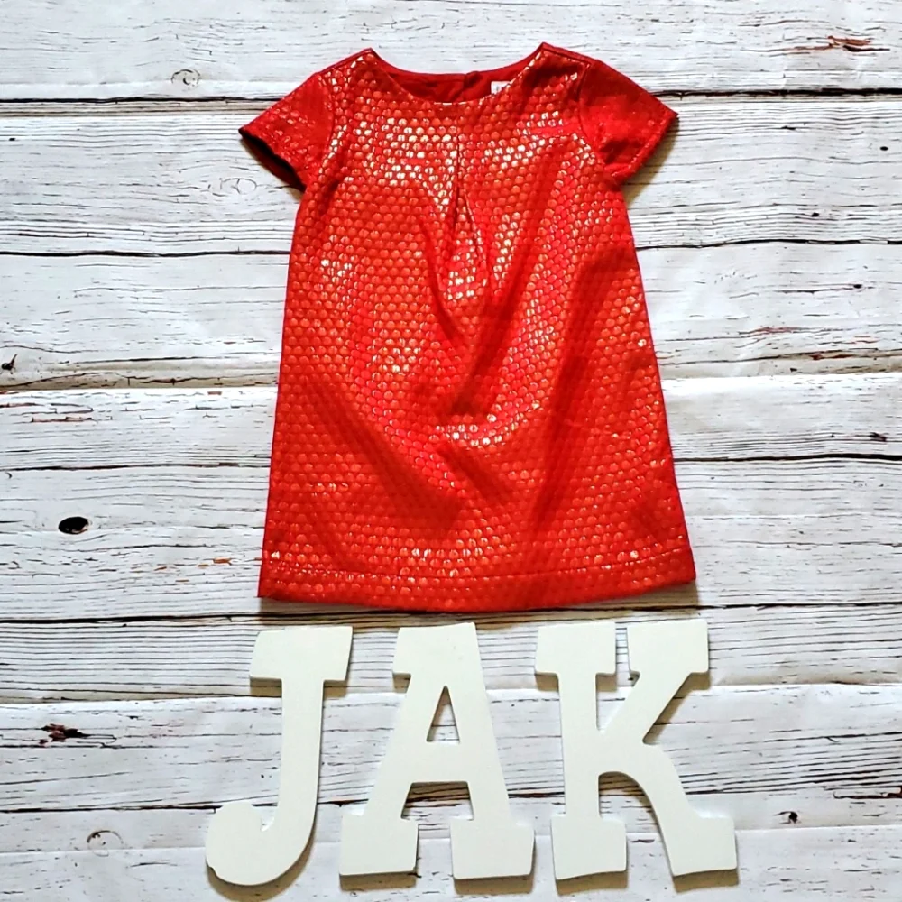 🆕️ GAP CUTE GIRLS RED DRESS ❤️